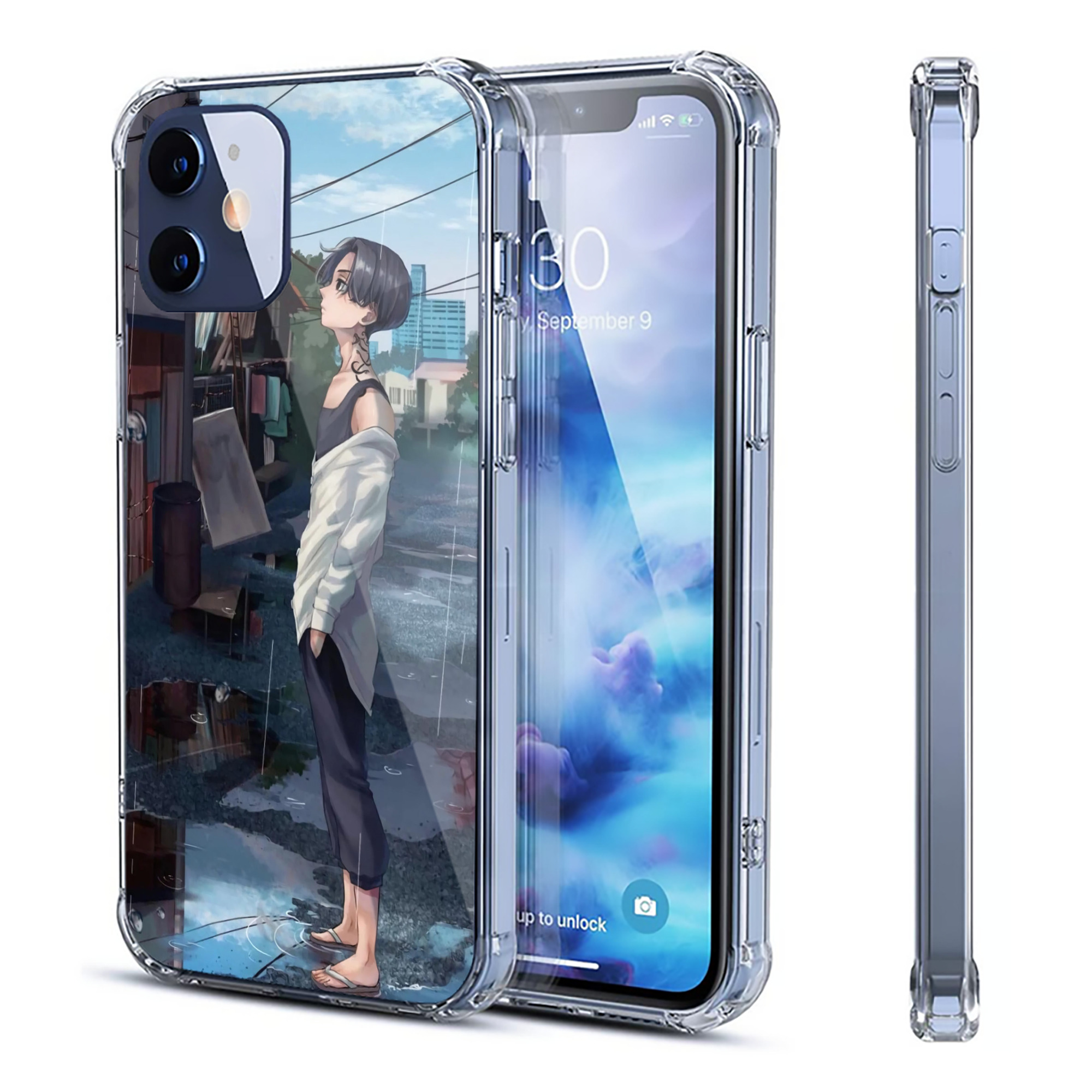 （画像用） 東京リベンジャーズ Tokyo Revengers 【iPhone 12シリーズ対応】透明スマホケース（クリアソフトケース）